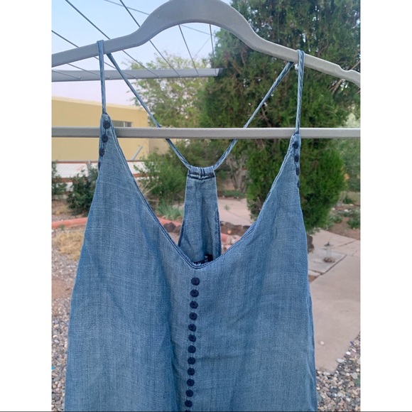 Velvet Heart Denim Dress - Picture 2 of 5